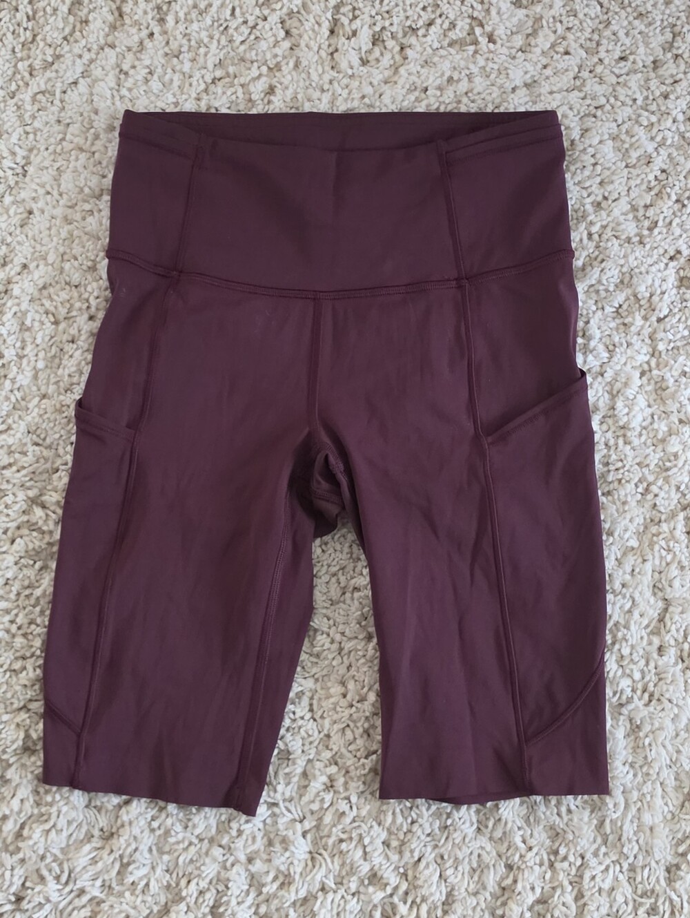 Lululemon Fast And Free Short 10" *Non-Reflective Cassis Workout Yoga Shorts